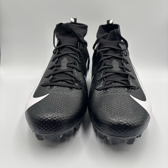 Mens Size 14 Nike Vapor Untouchable Pro 3 Black White Football Cleats AO3021-010 main image 3